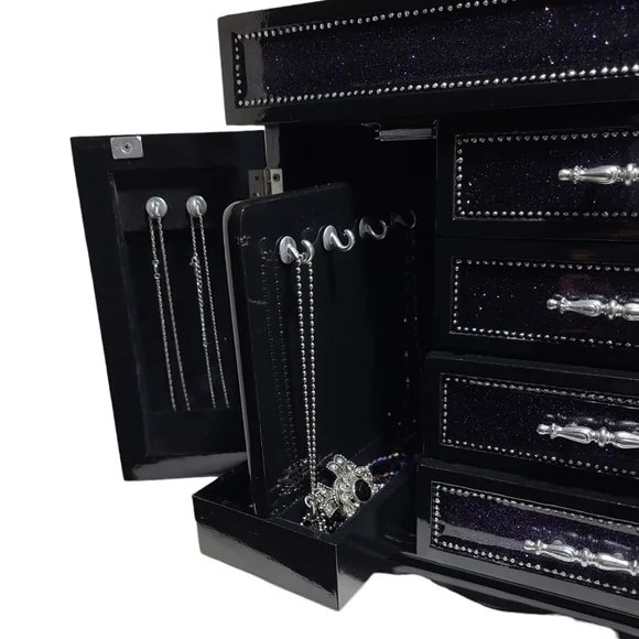 Extra Large Refinishef Jewelry Box - Picture 4 of 10